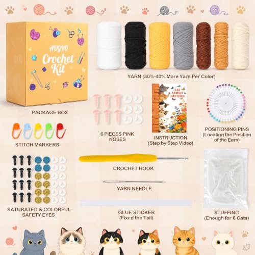 AUGVO Crochet Kit For Beginners